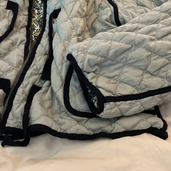 The Great. Reversible Quilted Jacket Sz 2/M - Picture 8 of 11